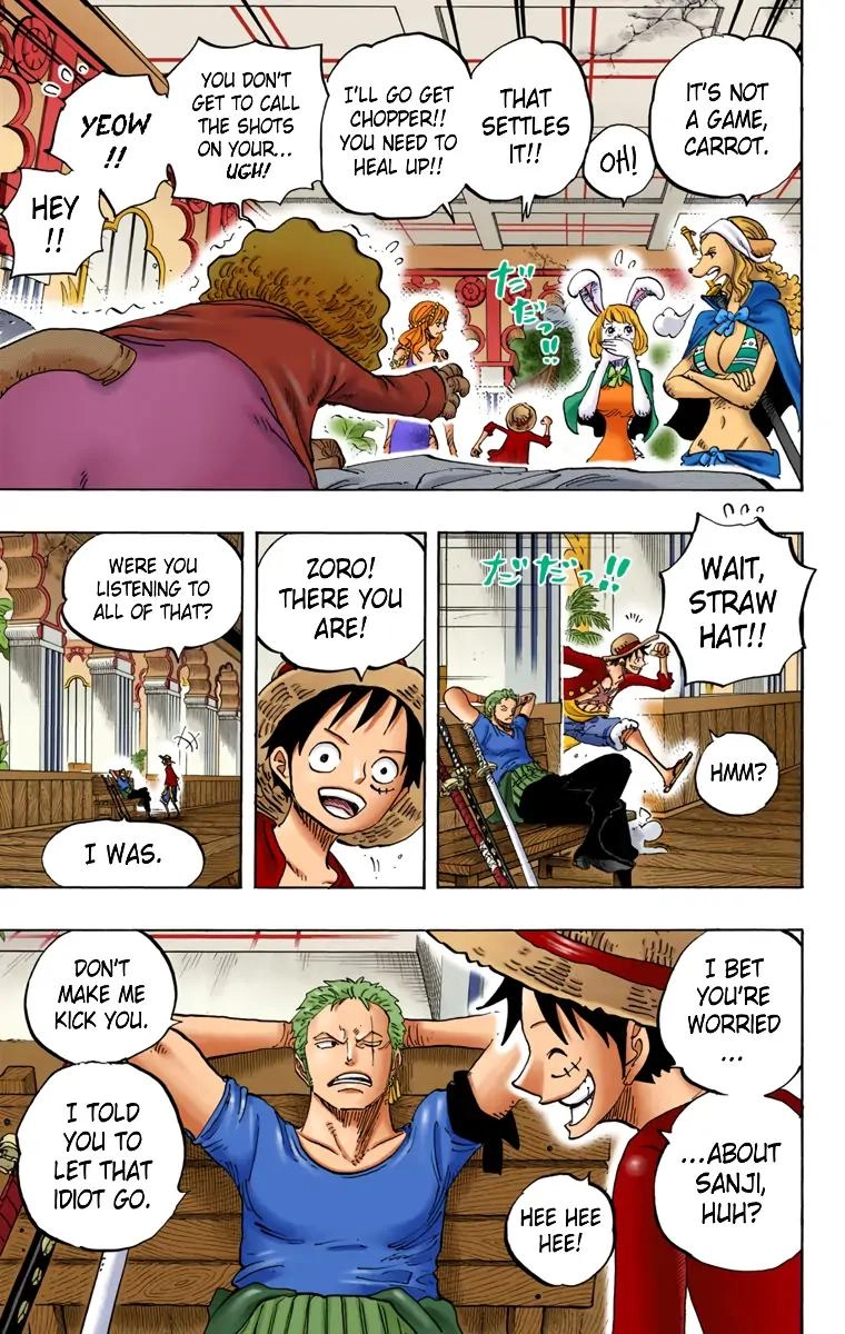 One Piece (Official Colored) Chapter 815 page 9 - 