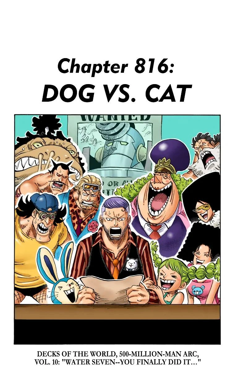 One Piece (Official Colored) Chapter 816 page 1 - 