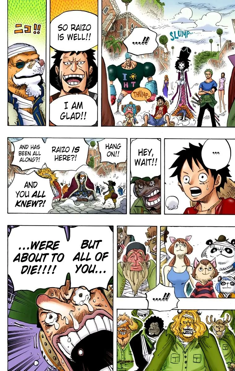 One Piece (Official Colored) Chapter 816 page 15 - 