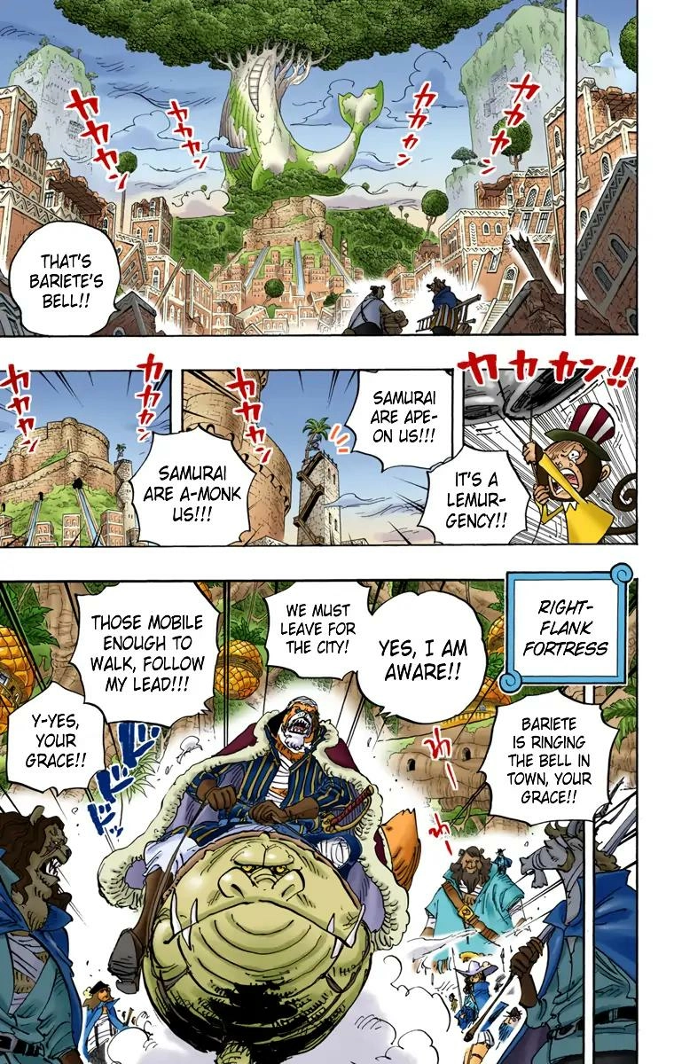 One Piece (Official Colored) Chapter 816 page 3 - 