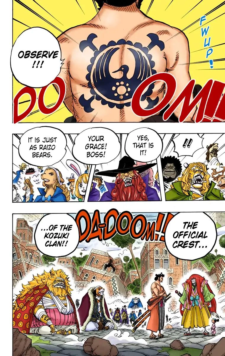 One Piece (Official Colored) Chapter 817 page 11 - 