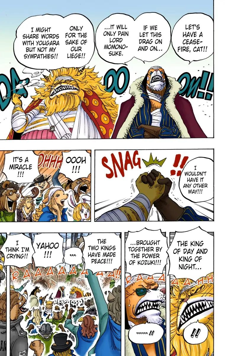 One Piece (Official Colored) Chapter 817 page 18 - 
