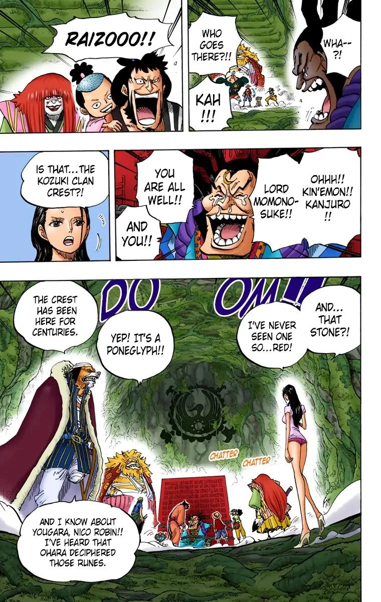 One Piece (Official Colored) Chapter 817 page 22 - 
