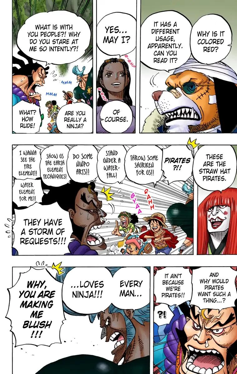 One Piece (Official Colored) Chapter 817 page 23 - 