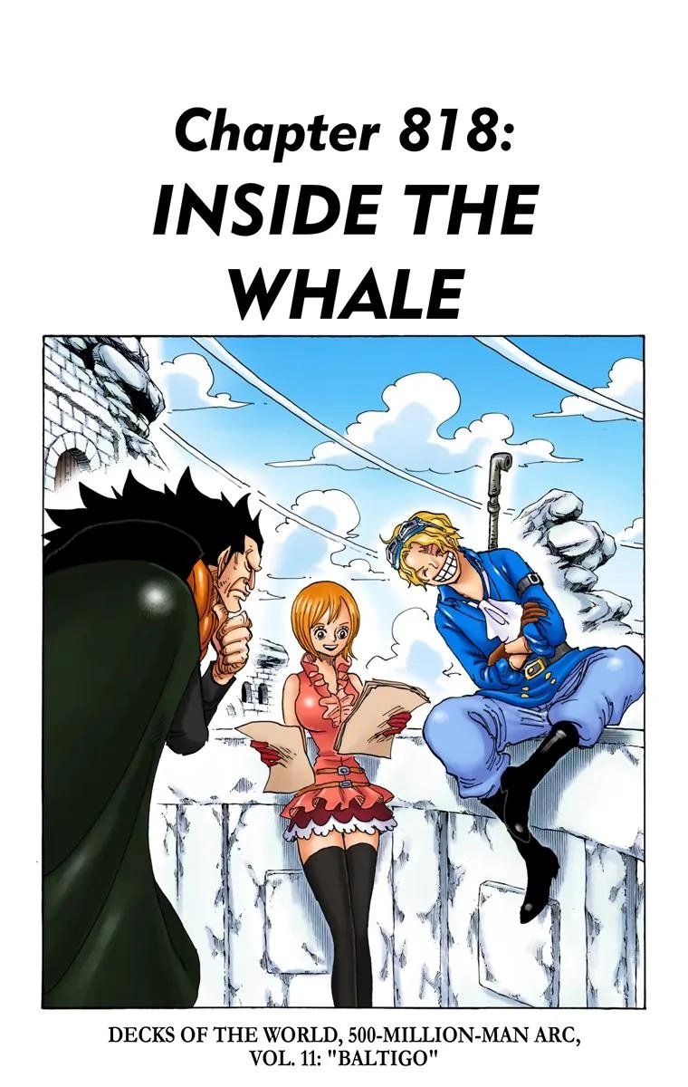One Piece (Official Colored) Chapter 818 page 1 - 