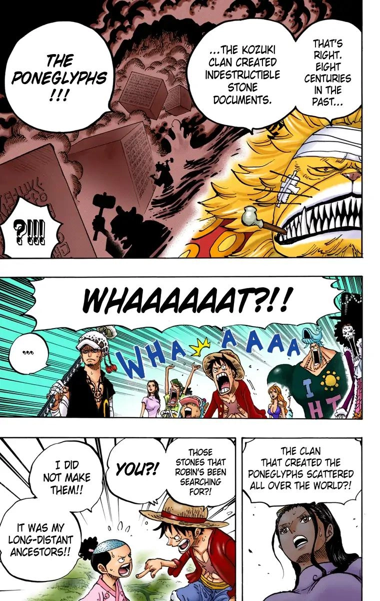 One Piece (Official Colored) Chapter 818 page 11 - 