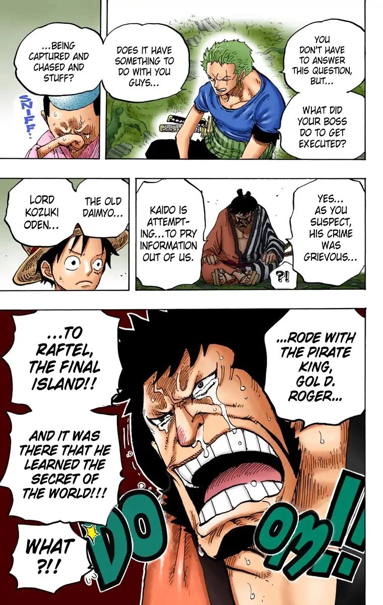 One Piece (Official Colored) Chapter 818 page 15 - 