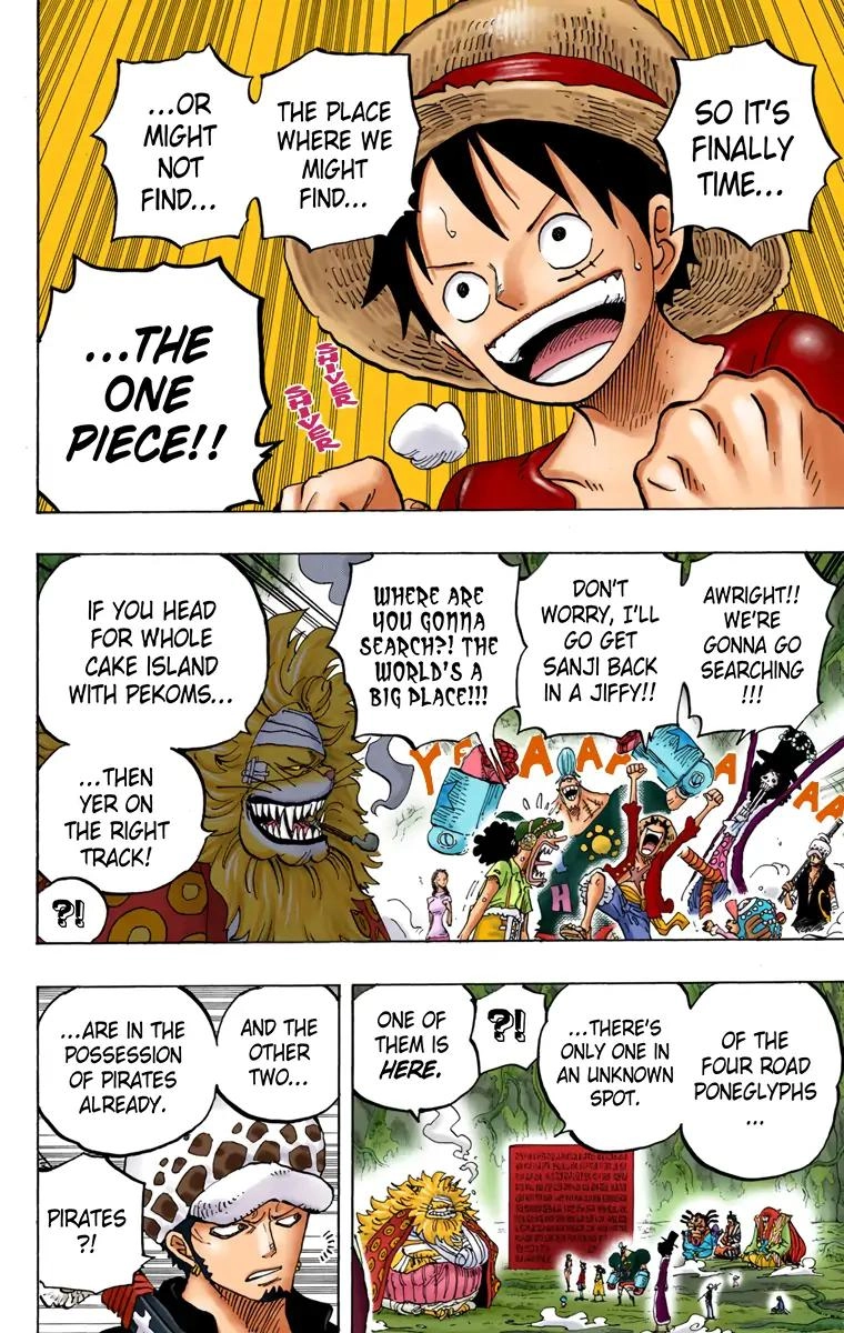 One Piece (Official Colored) Chapter 818 page 6 - 