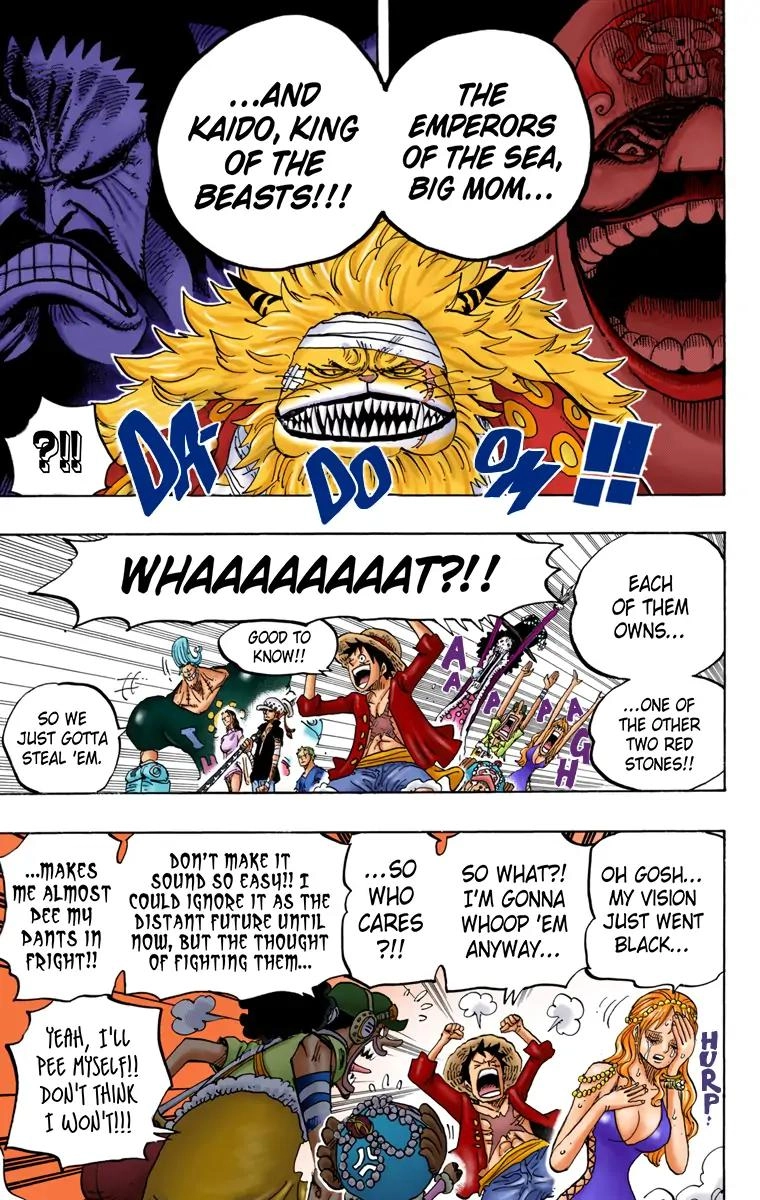 One Piece (Official Colored) Chapter 818 page 7 - 