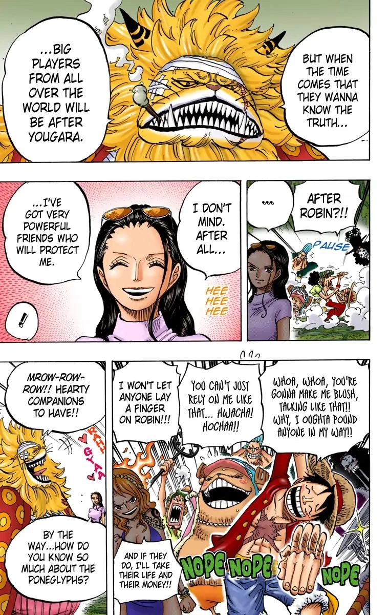 One Piece (Official Colored) Chapter 818 page 9 - 