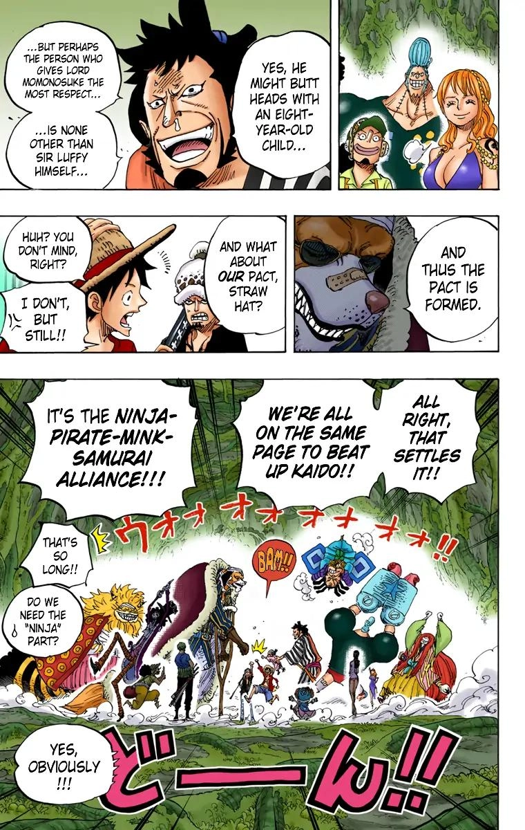 One Piece (Official Colored) Chapter 819 page 13 - 