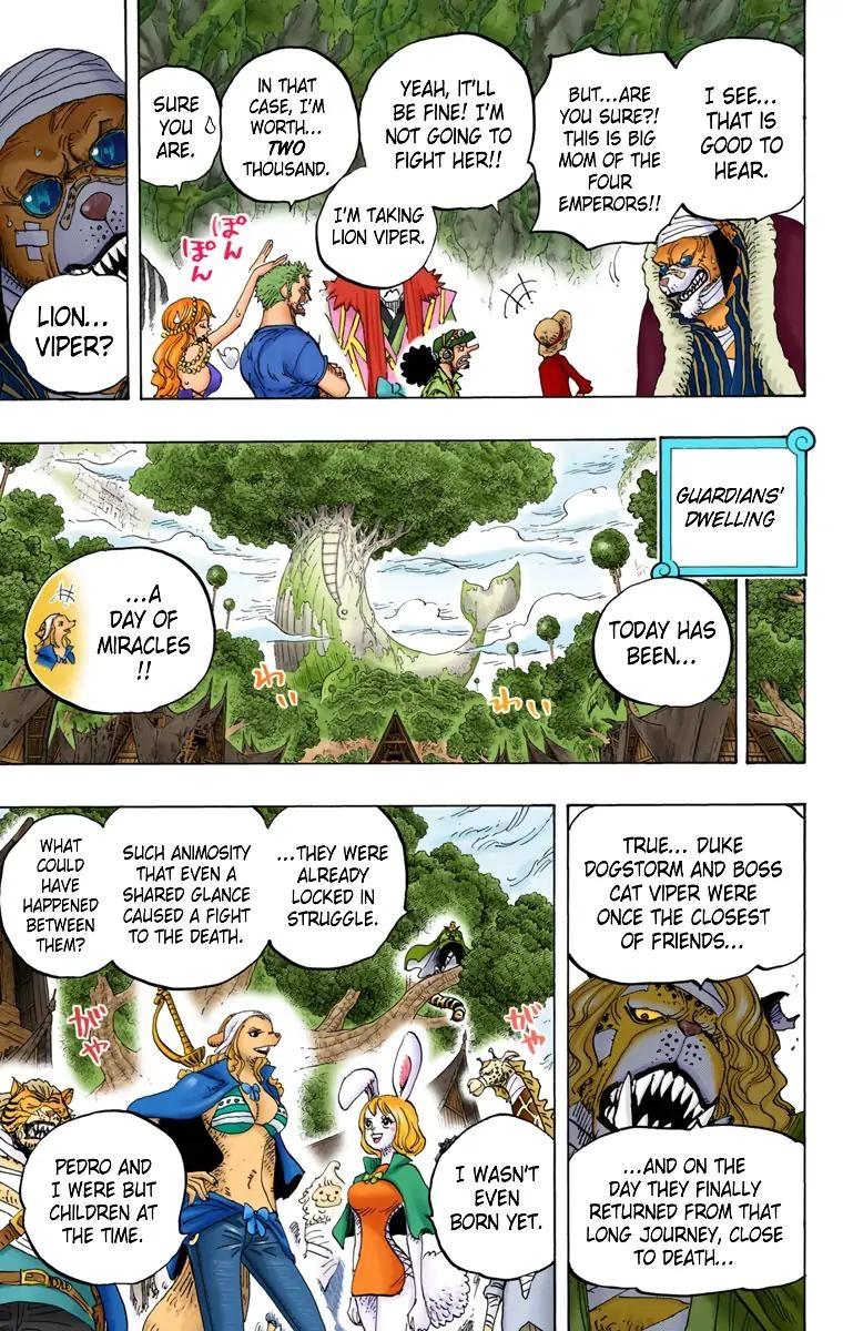 One Piece (Official Colored) Chapter 819 page 15 - 