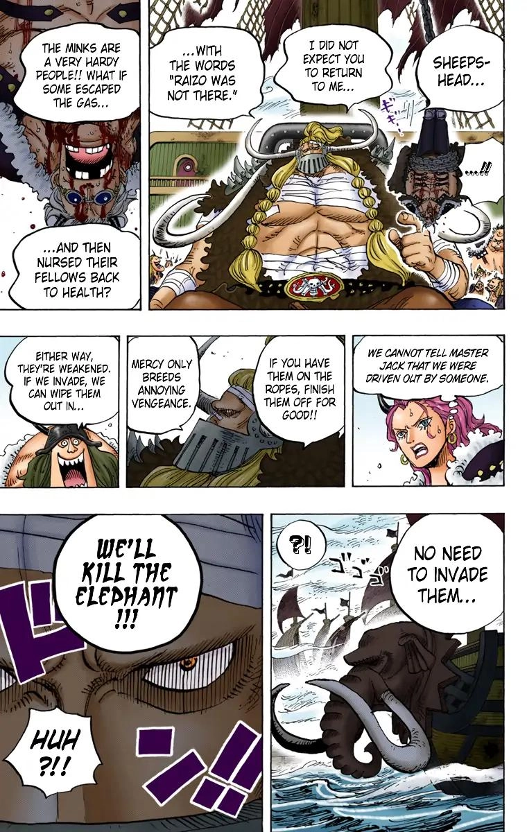 One Piece (Official Colored) Chapter 819 page 17 - 