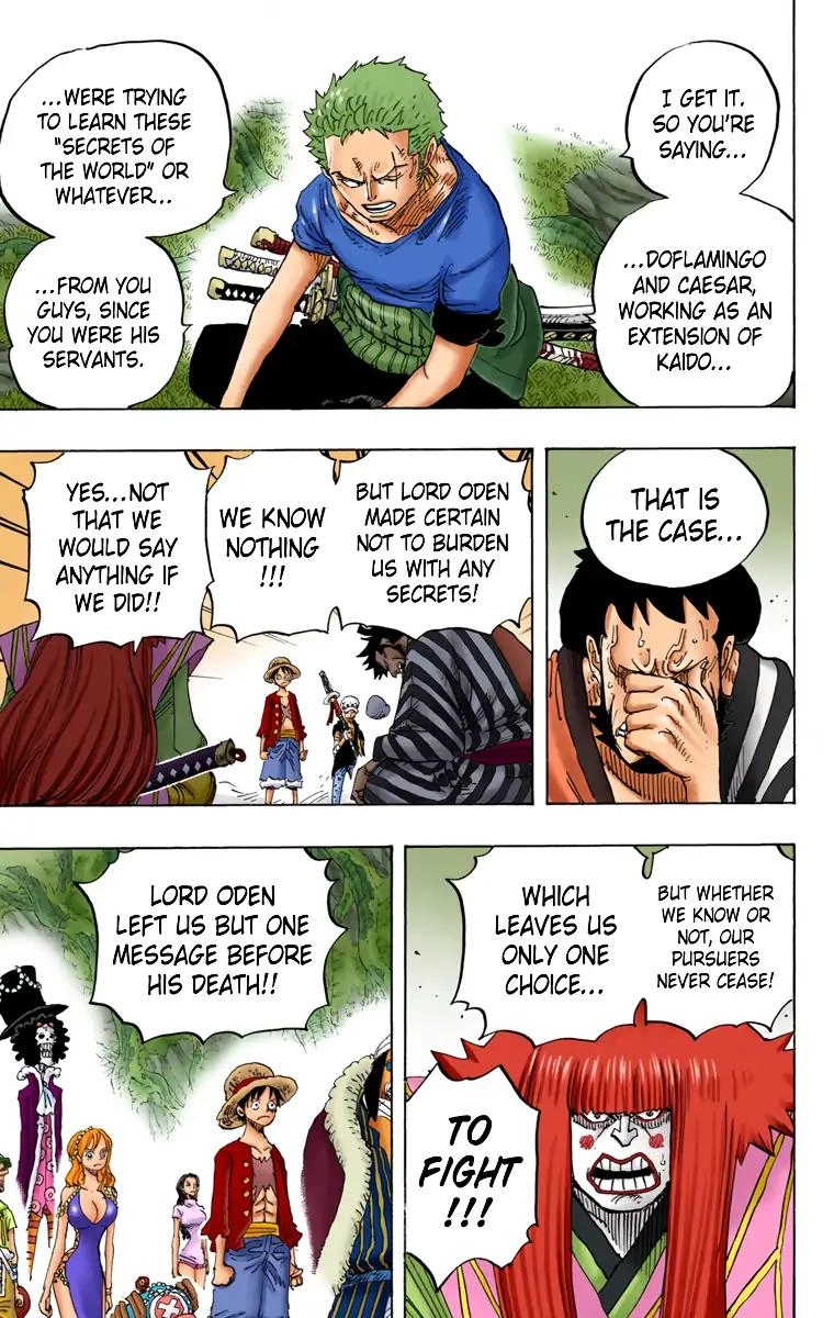 One Piece (Official Colored) Chapter 819 page 3 - 