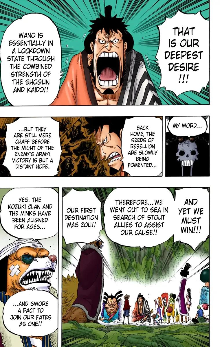 One Piece (Official Colored) Chapter 819 page 5 - 