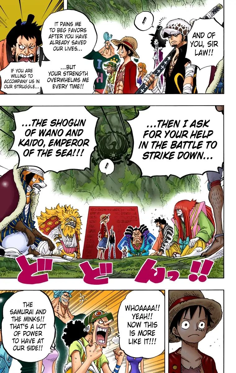 One Piece (Official Colored) Chapter 819 page 7 - 