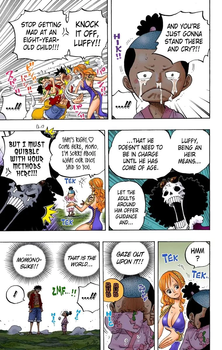 One Piece (Official Colored) Chapter 819 page 9 - 