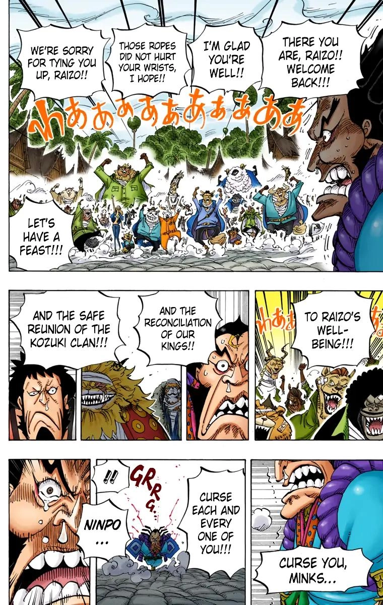 One Piece (Official Colored) Chapter 820 page 14 - 