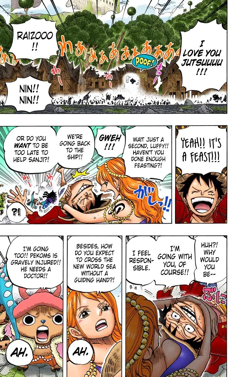 One Piece (Official Colored) Chapter 820 page 15 - 