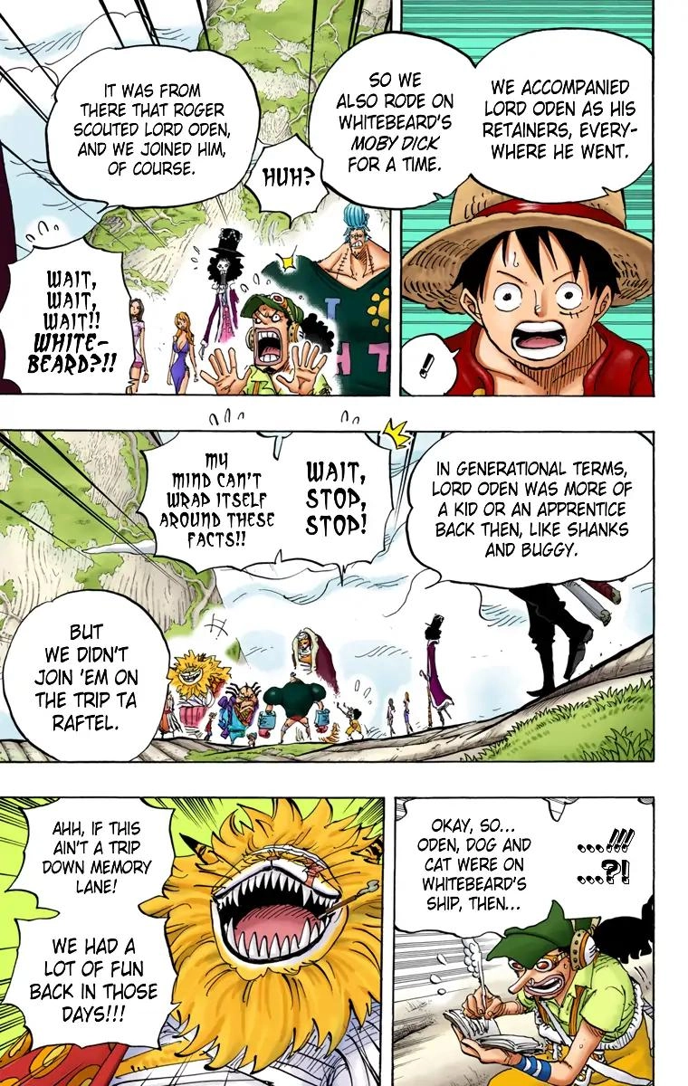 One Piece (Official Colored) Chapter 820 page 3 - 