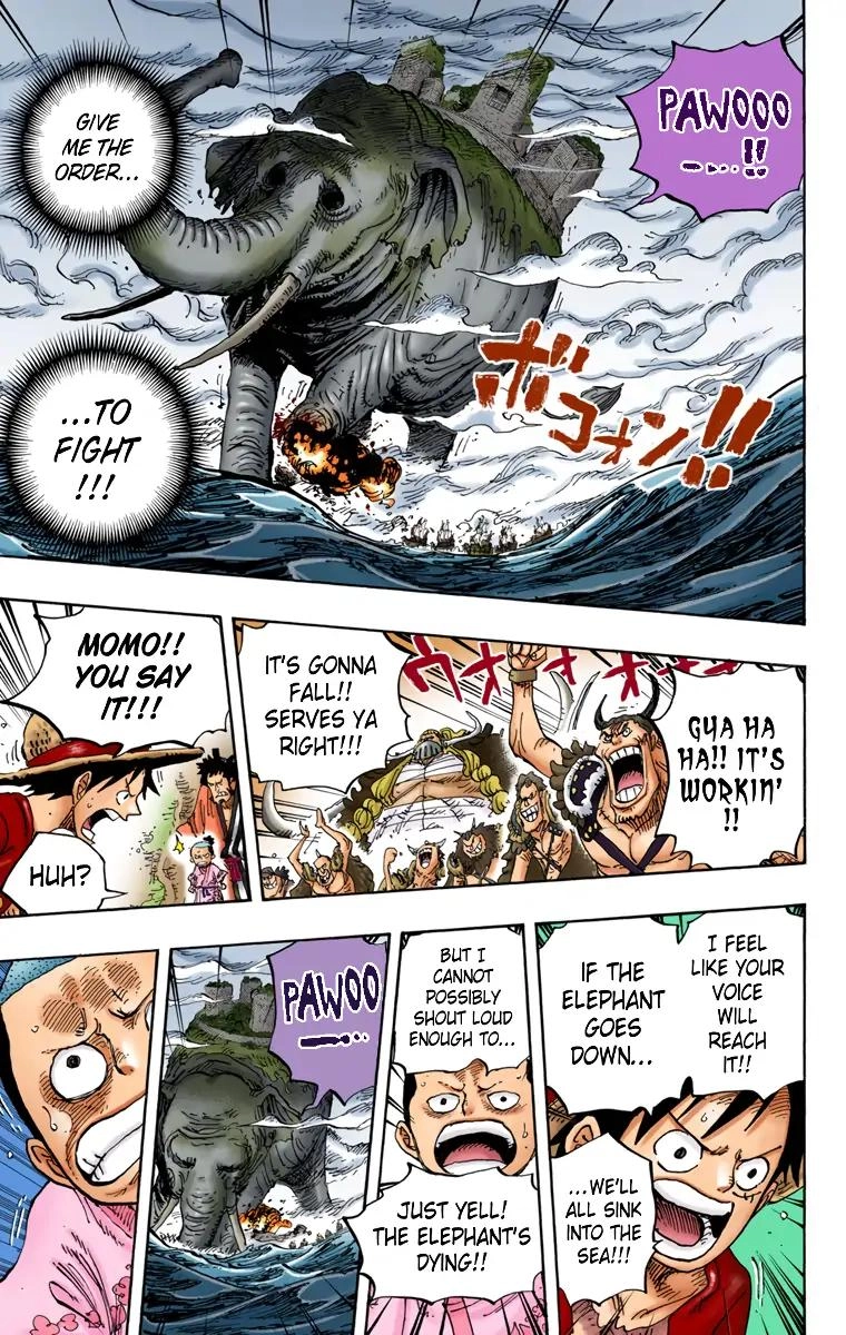 One Piece (Official Colored) Chapter 821 page 11 - 