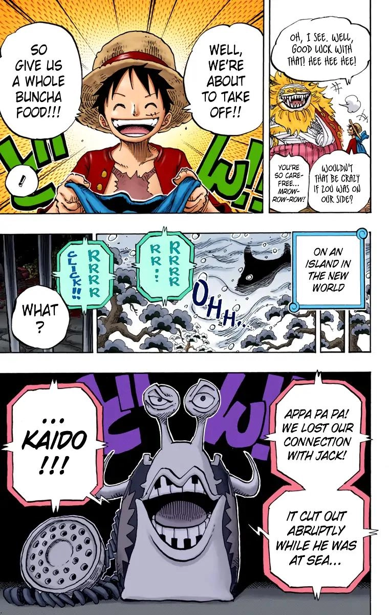 One Piece (Official Colored) Chapter 821 page 18 - 