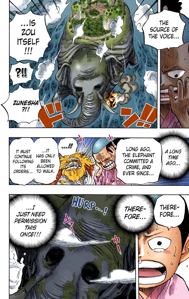 One Piece (Official Colored) Chapter 821 page 10 - 