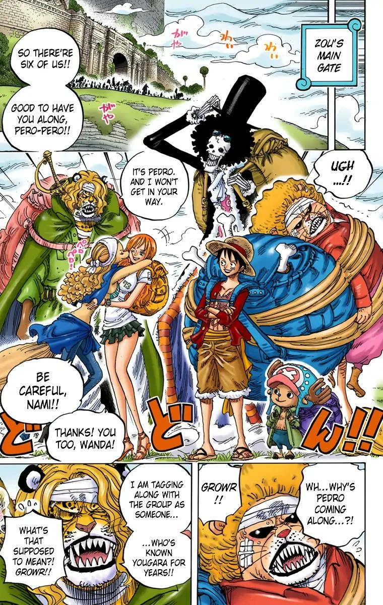 One Piece (Official Colored) Chapter 822 page 13 - 