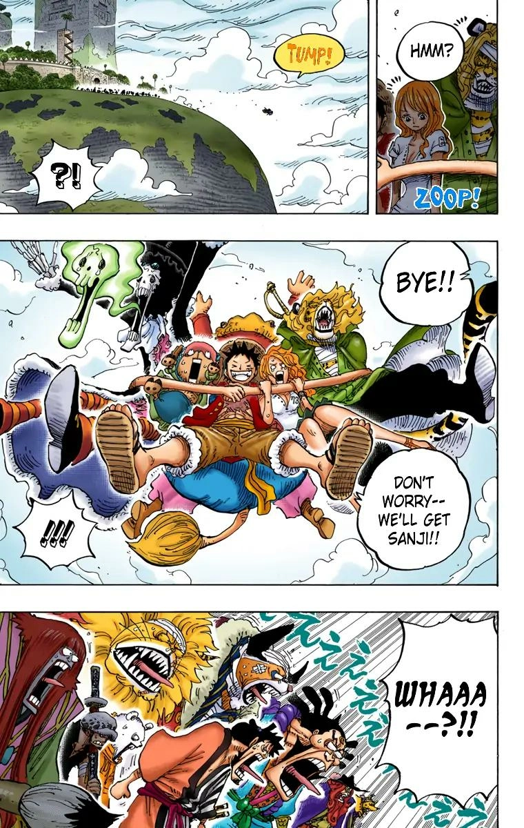 One Piece (Official Colored) Chapter 822 page 15 - 