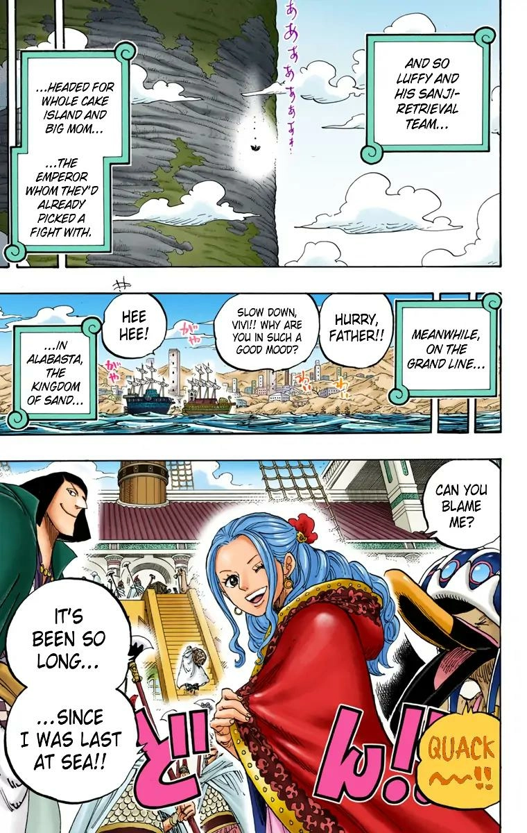One Piece (Official Colored) Chapter 822 page 17 - 