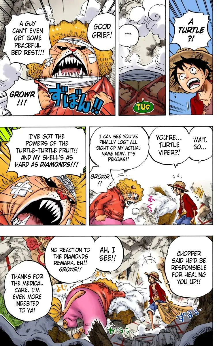 One Piece (Official Colored) Chapter 822 page 7 - 