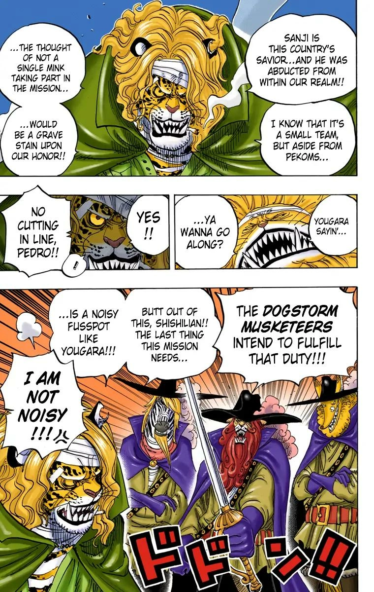 One Piece (Official Colored) Chapter 822 page 9 - 