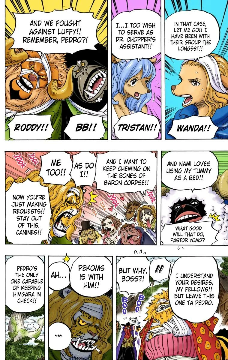 One Piece (Official Colored) Chapter 822 page 10 - 