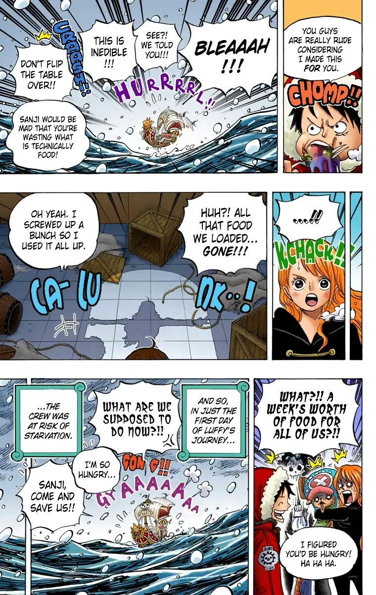 One Piece (Official Colored) Chapter 824 page 15 - 