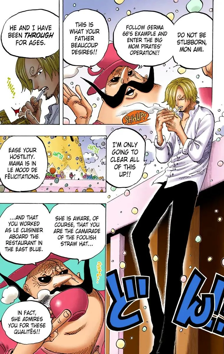 One Piece (Official Colored) Chapter 824 page 17 - 