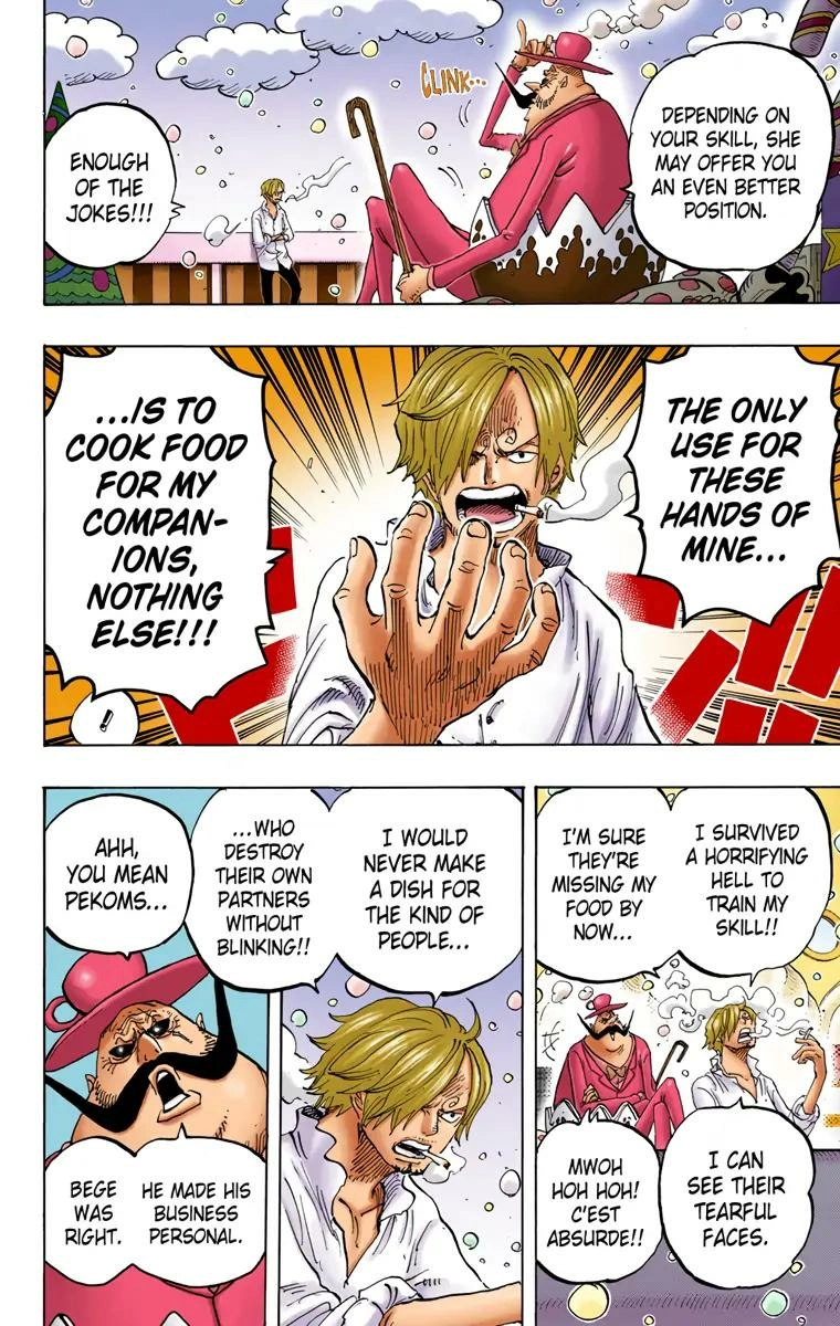 One Piece (Official Colored) Chapter 824 page 18 - 