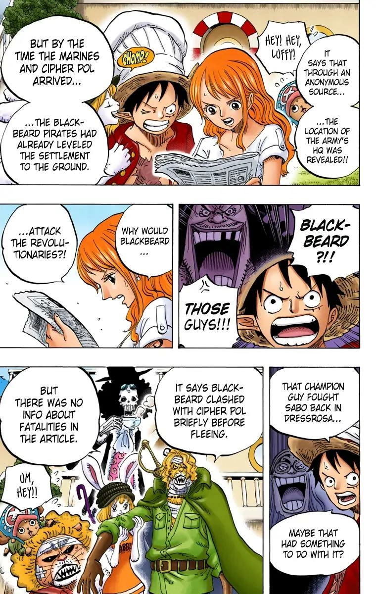 One Piece (Official Colored) Chapter 824 page 5 - 
