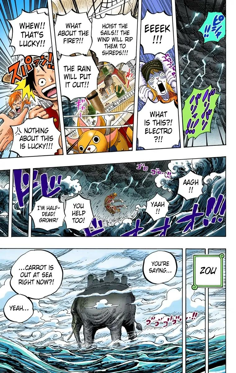One Piece (Official Colored) Chapter 824 page 7 - 