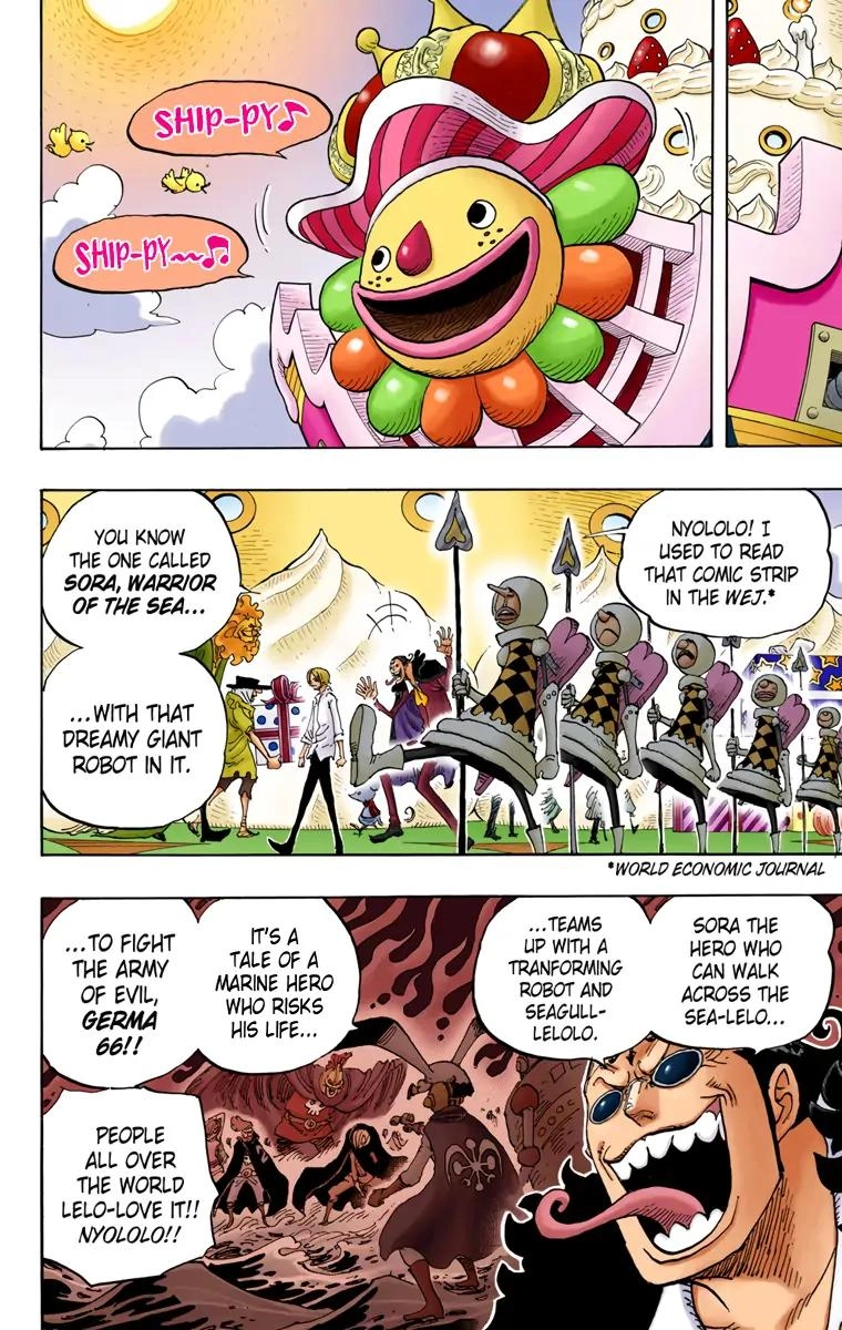 One Piece (Official Colored) Chapter 825 page 2 - 
