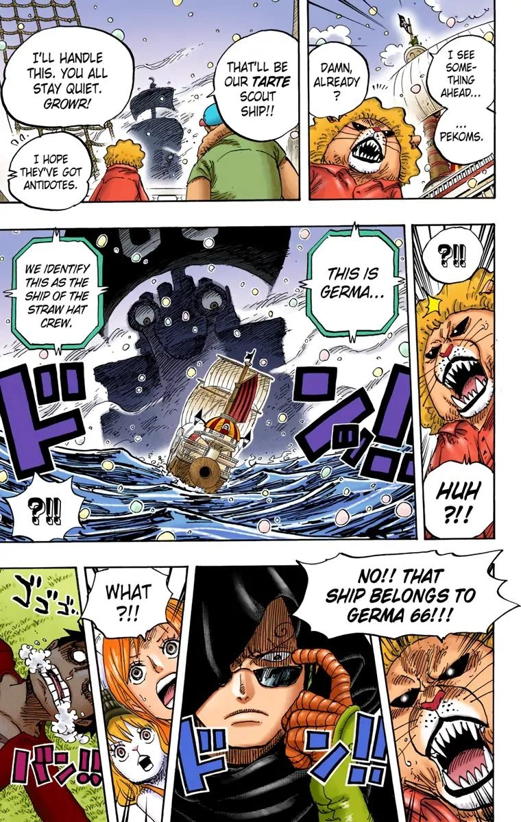 One Piece (Official Colored) Chapter 825 page 13 - 