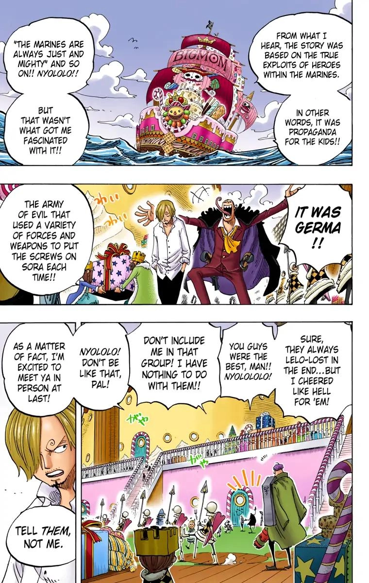 One Piece (Official Colored) Chapter 825 page 3 - 