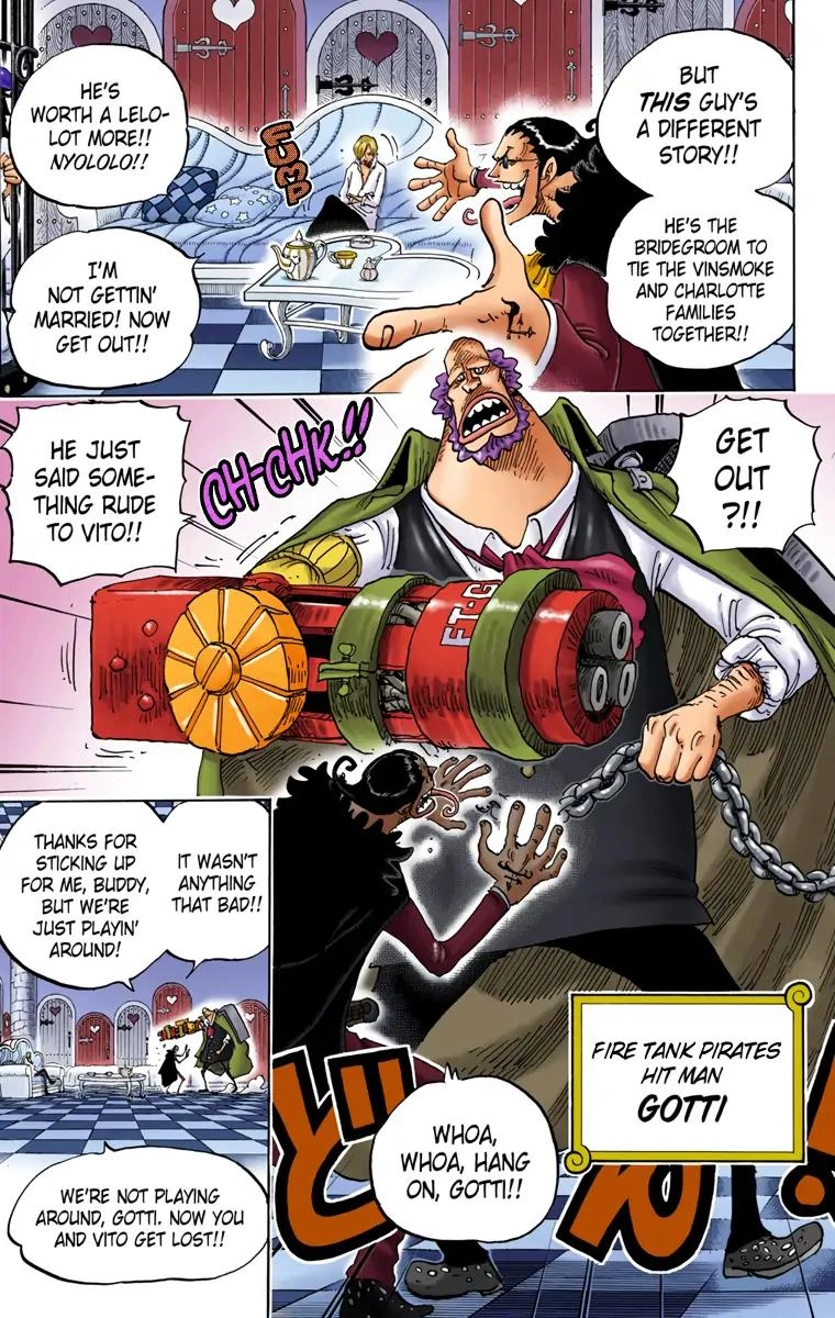 One Piece (Official Colored) Chapter 825 page 5 - 