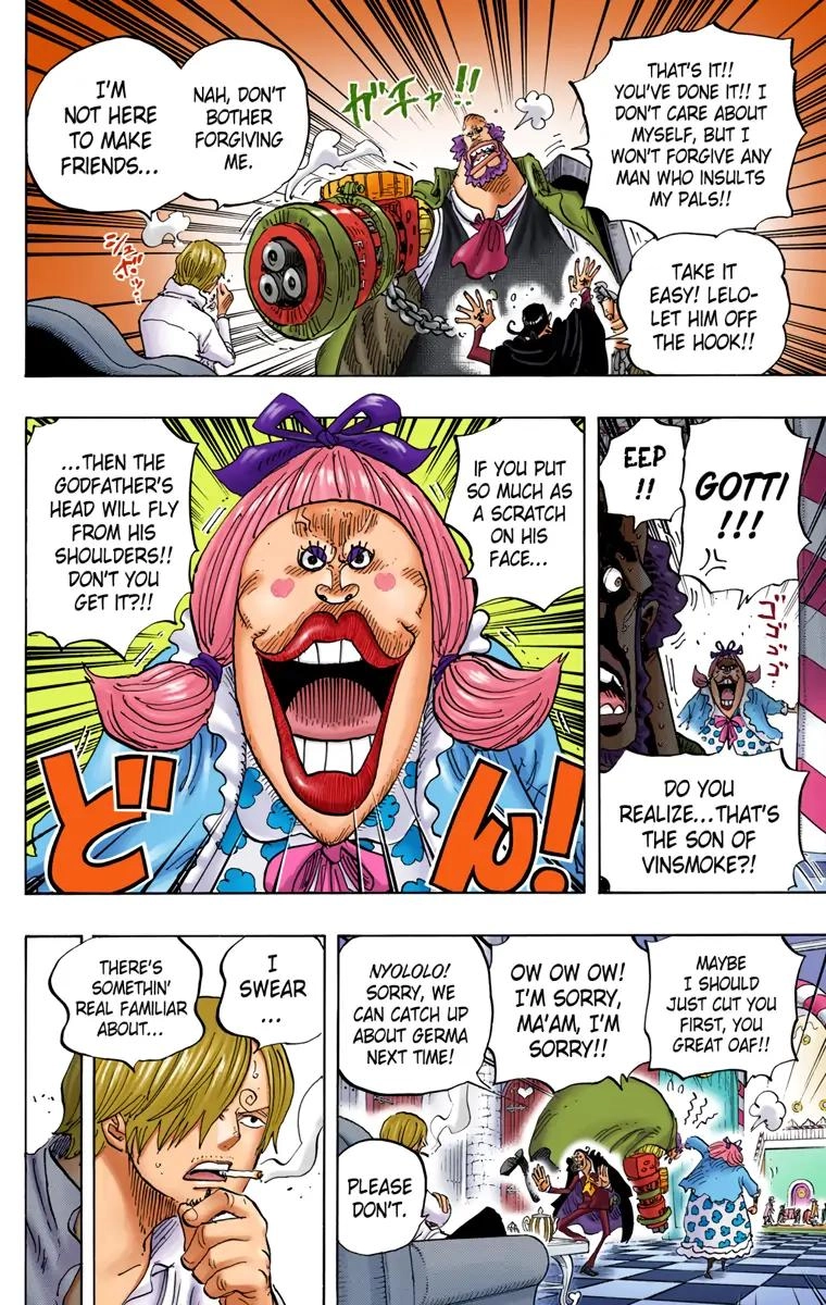 One Piece (Official Colored) Chapter 825 page 6 - 