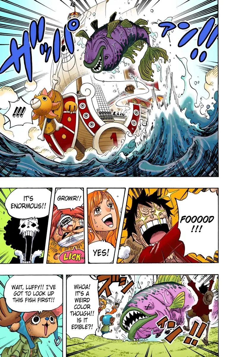One Piece (Official Colored) Chapter 825 page 9 - 