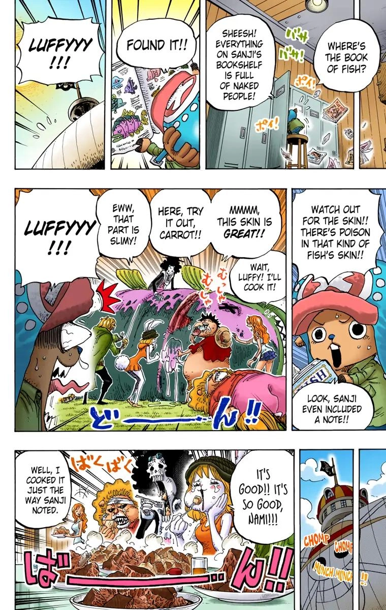 One Piece (Official Colored) Chapter 825 page 10 - 