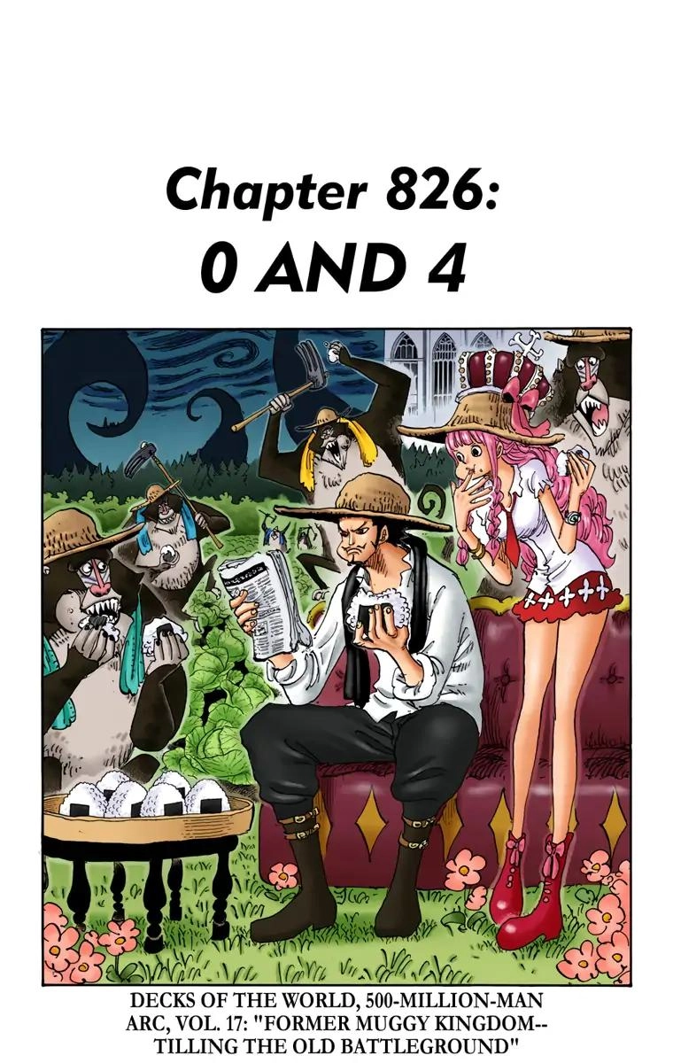 One Piece (Official Colored) Chapter 826 page 1 - 