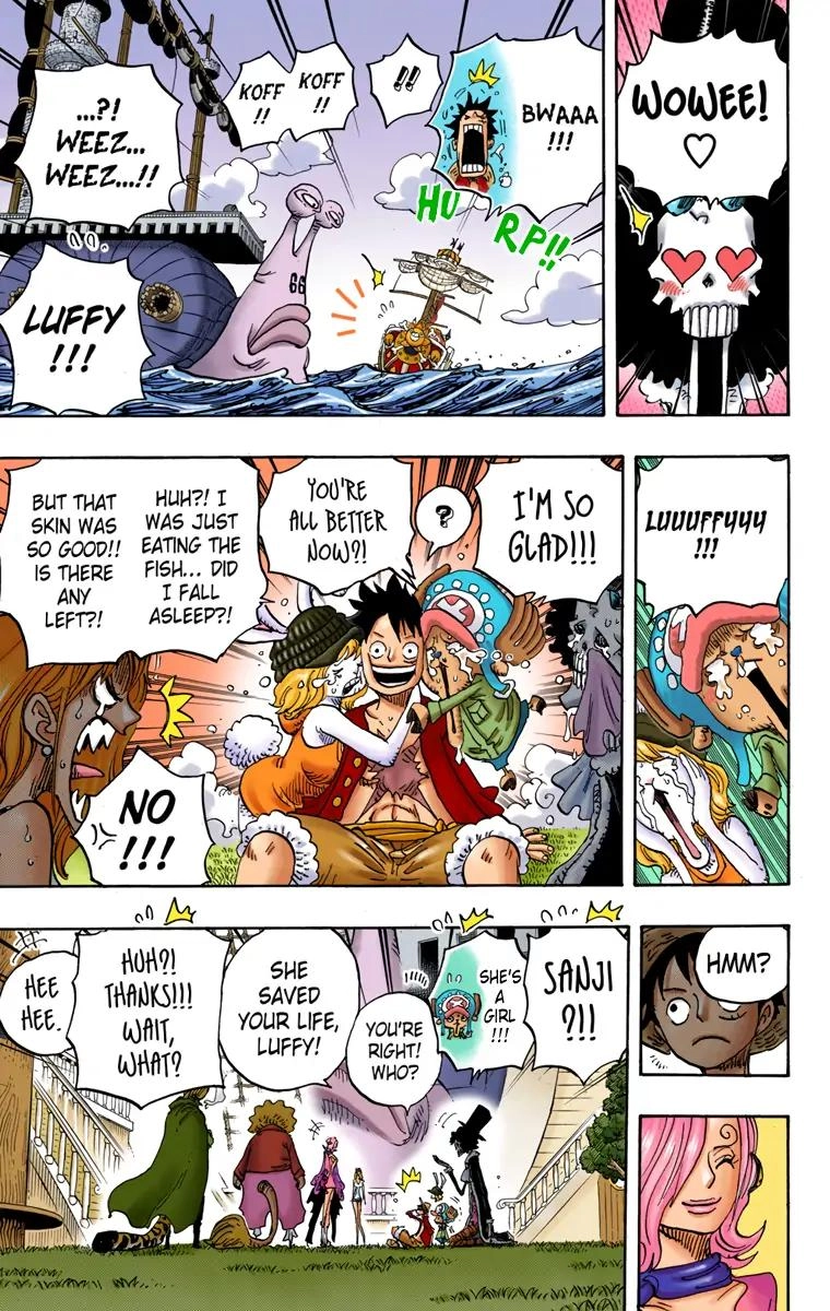 One Piece (Official Colored) Chapter 826 page 13 - 