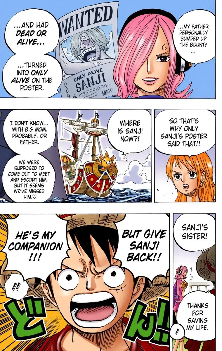 One Piece (Official Colored) Chapter 826 page 15 - 