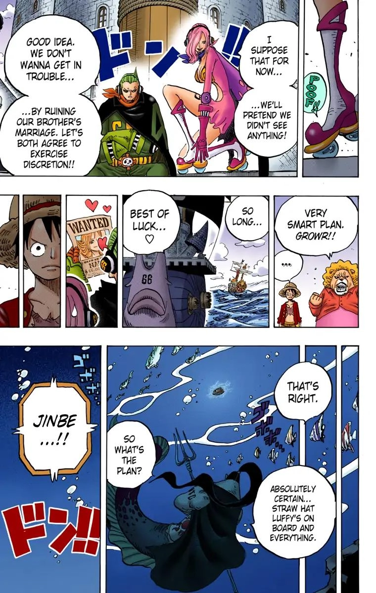 One Piece (Official Colored) Chapter 826 page 17 - 