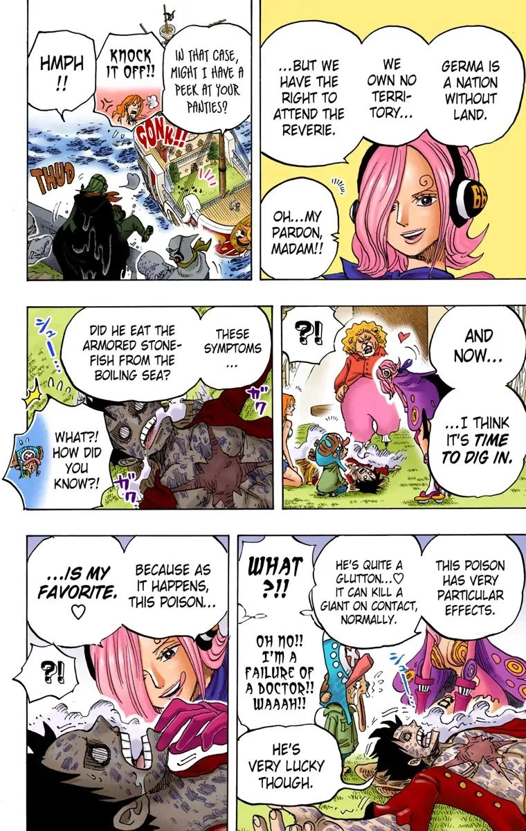 One Piece (Official Colored) Chapter 826 page 10 - 